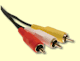 Composite audio / video cable